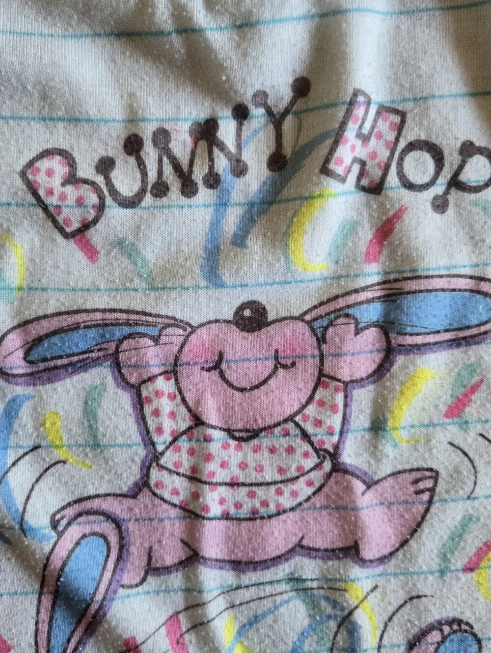 Vintage 80s 90s Girls Night Dress Bunny Hop 2T 3T